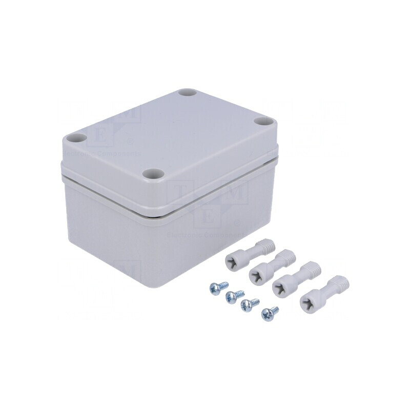Carcasă universală gri 80x110x65mm IK08 PC | Electronic-mag.ro | Componente Electronice