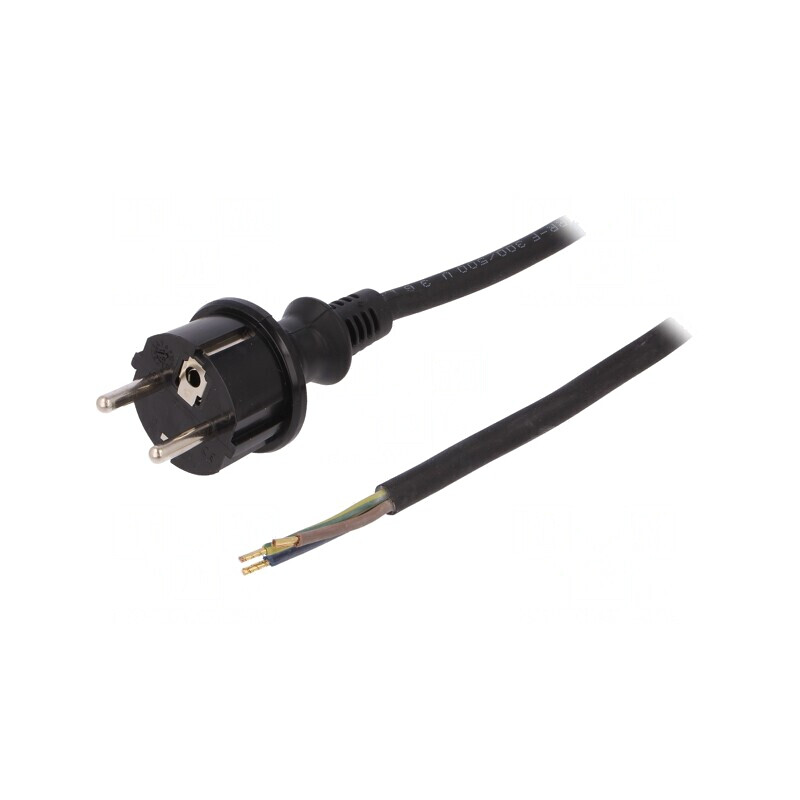 Cablu SCHUKO 10m Negru | Electronic-mag.ro | Componente Electronice
