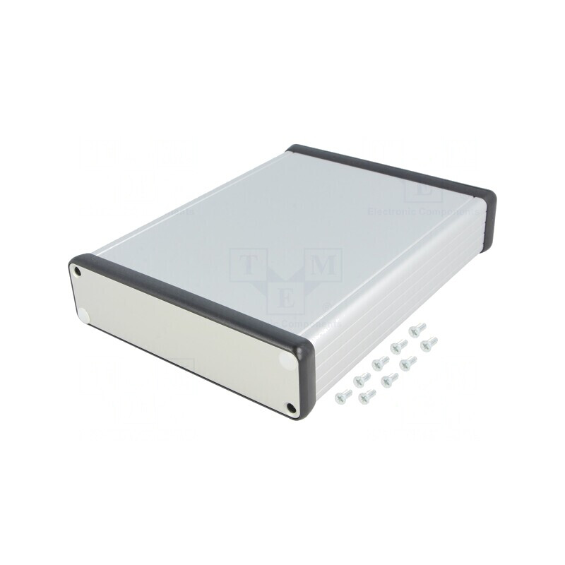 Carcasă aluminiu gri 125x160x30mm | Electronic-mag.ro | Componente Electronice