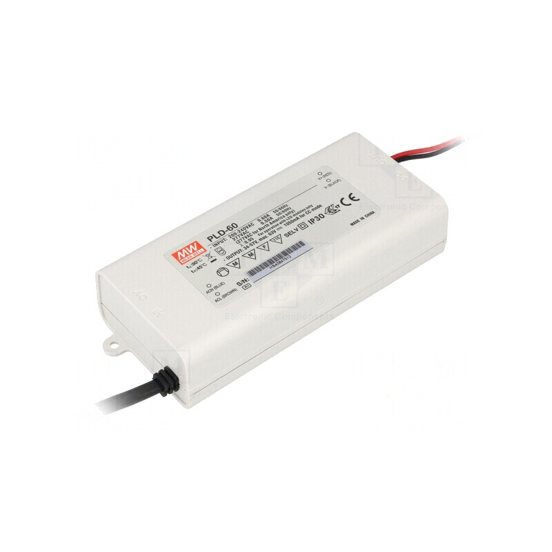 Alimentator LED 59,5W 20-34VDC 1750mA | Electronic-mag.ro | Componente Electronice