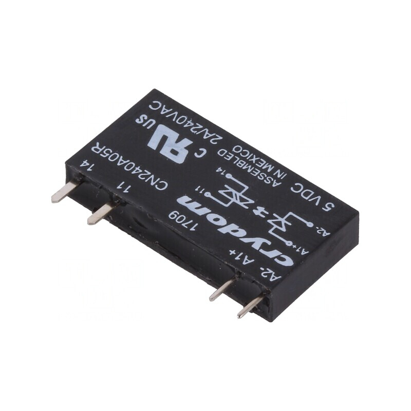 Releu semiconductor 3-12VDC 2A 24-280VAC THT SIP CN240A05R | Electronic-mag.ro | Componente Electronice
