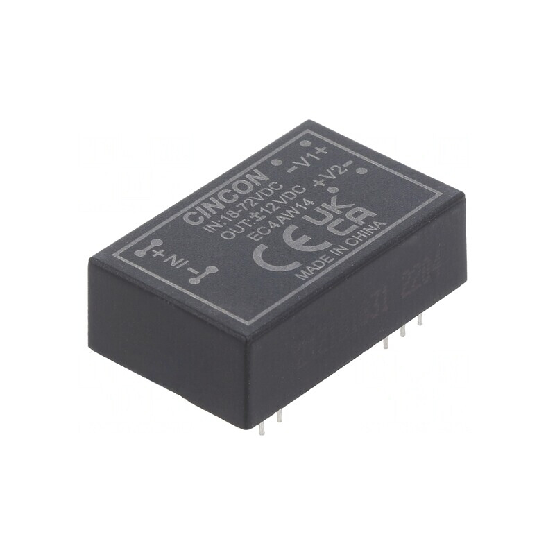 Convertor DC/DC 18-72V la 12V/-12V 6W | Electronic-mag.ro | Componente Electronice