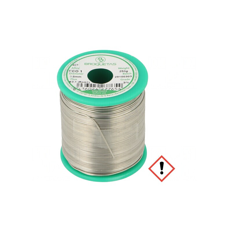Sârmă de lipit fără plumb 0,8mm 0,25kg ECO 1 | Electronic-mag.ro | Componente Electronice