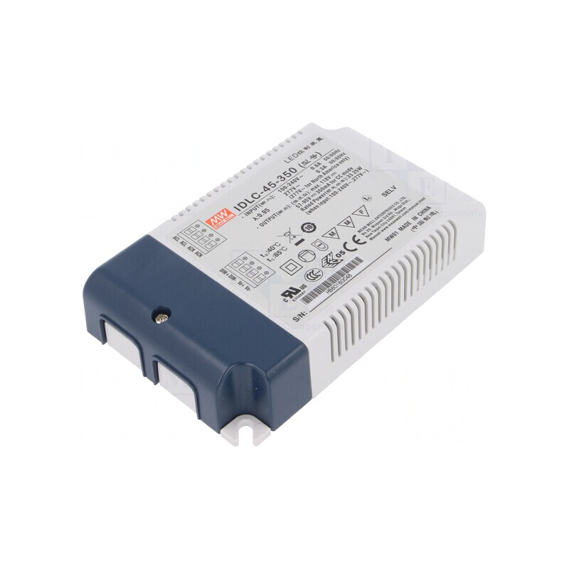 Alimentator LED 33W 57-95VDC 350mA IP20 | Electronic-mag.ro | Componente Electronice