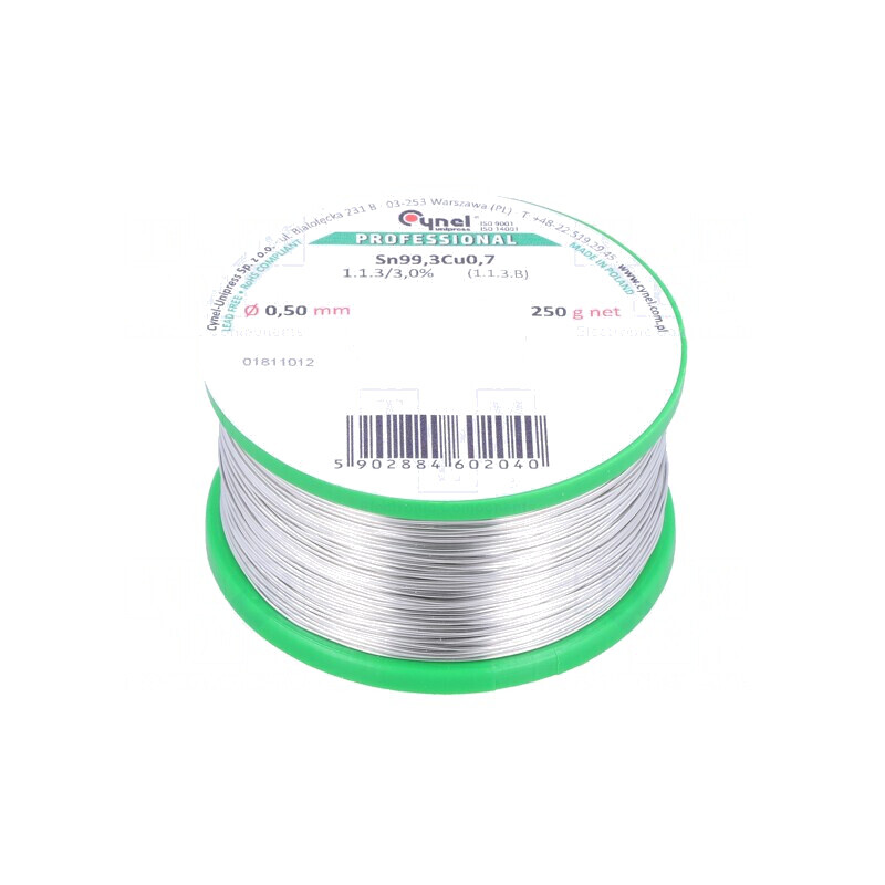 Sârmă de Lipit fără Plumb 0,5mm 250g | Electronic-mag.ro | Componente Electronice