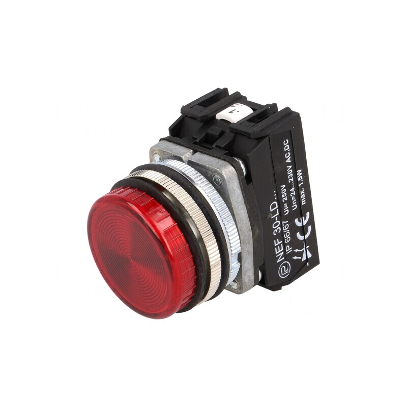 Lumina LED de Control 30mm NEF30 24-230V AC/DC | Electronic-mag.ro | Componente Electronice