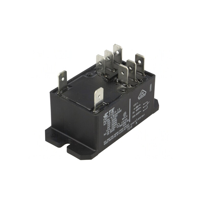 Releu Electromagnetic DPDT 12VDC 30A T92 | Electronic-mag.ro | Componente Electronice