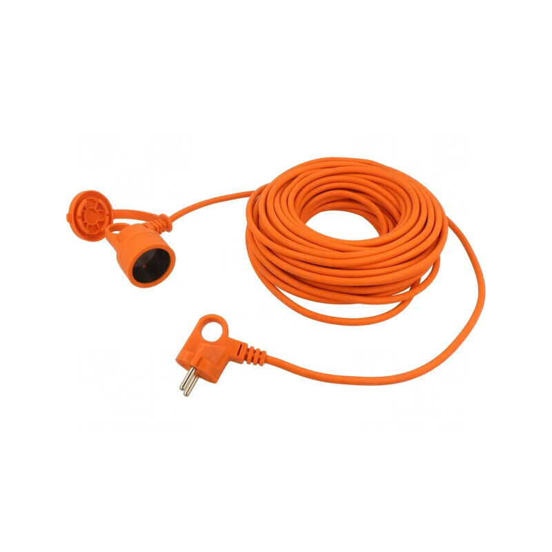 Prelungitor Alimentare 30m Portocaliu 10A | Electronic-mag.ro | Componente Electronice