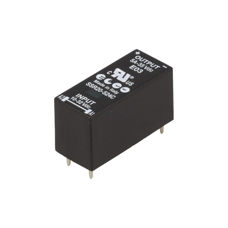 Releu Semiconductor SPST-NO 10-32VDC 5A 0-35VDC SSR20-524C | Electronic-mag.ro | Componente Electronice Releu Semiconductor SPST-NO 10-32VDC 5A 0-35VDC SSR20-524C | Electronic-mag.ro | Componente Electronice
