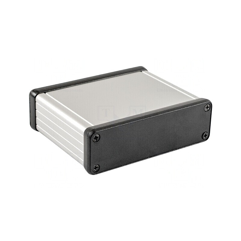 Carcasă aluminiu gri 80x103x31mm | Electronic-mag.ro | Componente Electronice
