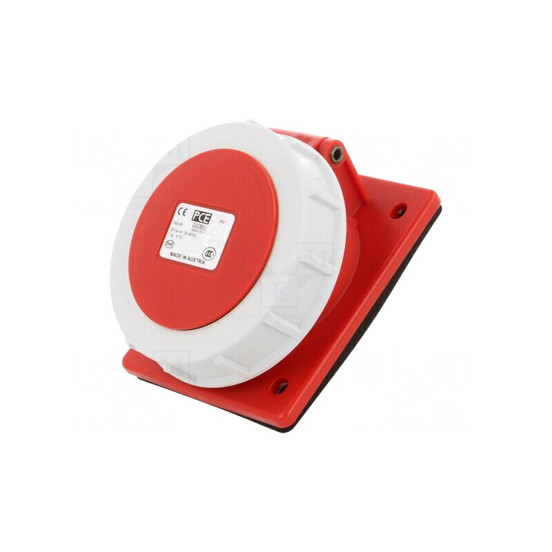 Conector Alimentare AC Trifazat 16A 400VAC IP67 Soclu Mamă | Electronic-mag.ro | Componente Electronice