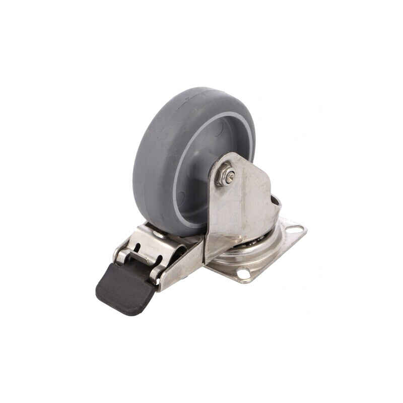 Roată de transport 75mm cu placă de montare | Electronic-mag.ro | Componente Electronice