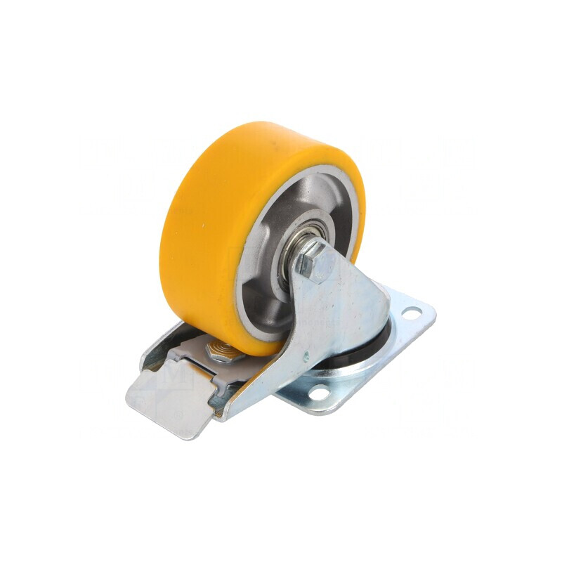 Roată de transport poliuretan 100mm 200kg | Electronic-mag.ro | Componente Electronice