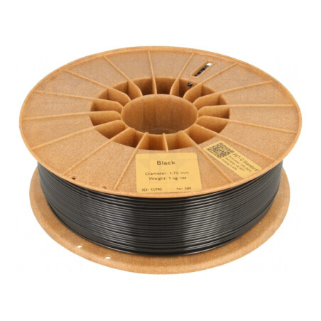 Filament PET-G 1,75mm Negru 1kg | Electronic-mag.ro | Componente Electronice