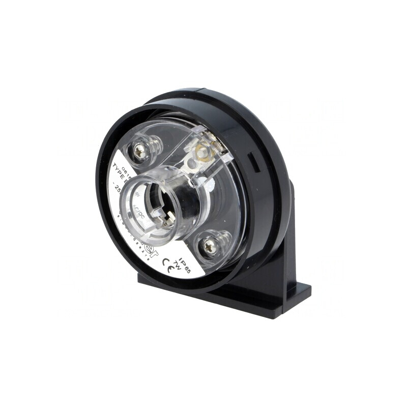Semnalizator Luminos Negru cu Lumină Flash și Continuă | Electronic-mag.ro | Componente Electronice