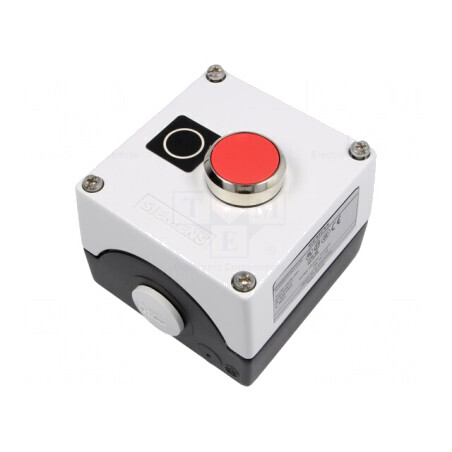 Casetă de comandă 1 buton IP67 metal NC | Electronic-mag.ro | Componente Electronice