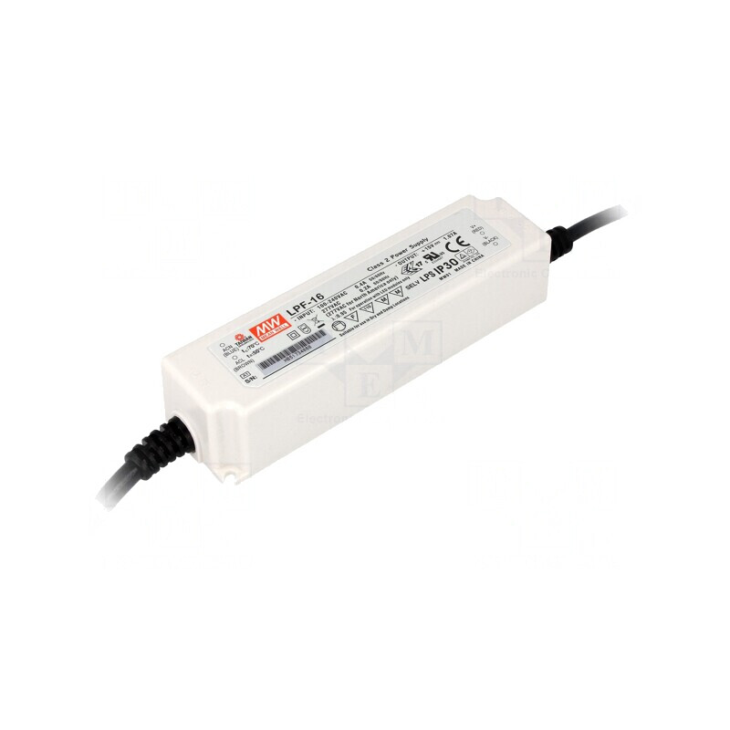 Alimentator LED 16W 20V 0,8A IP30 | Electronic-mag.ro | Componente Electronice