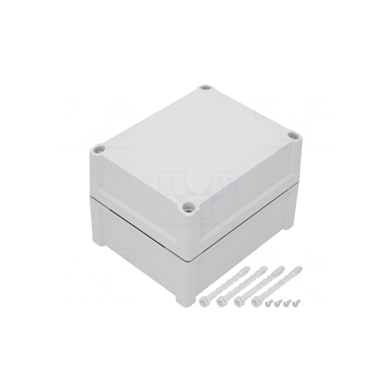 Carcasă Universală TEMPO ABS Gri 163x201x138mm | Electronic-mag.ro | Componente Electronice