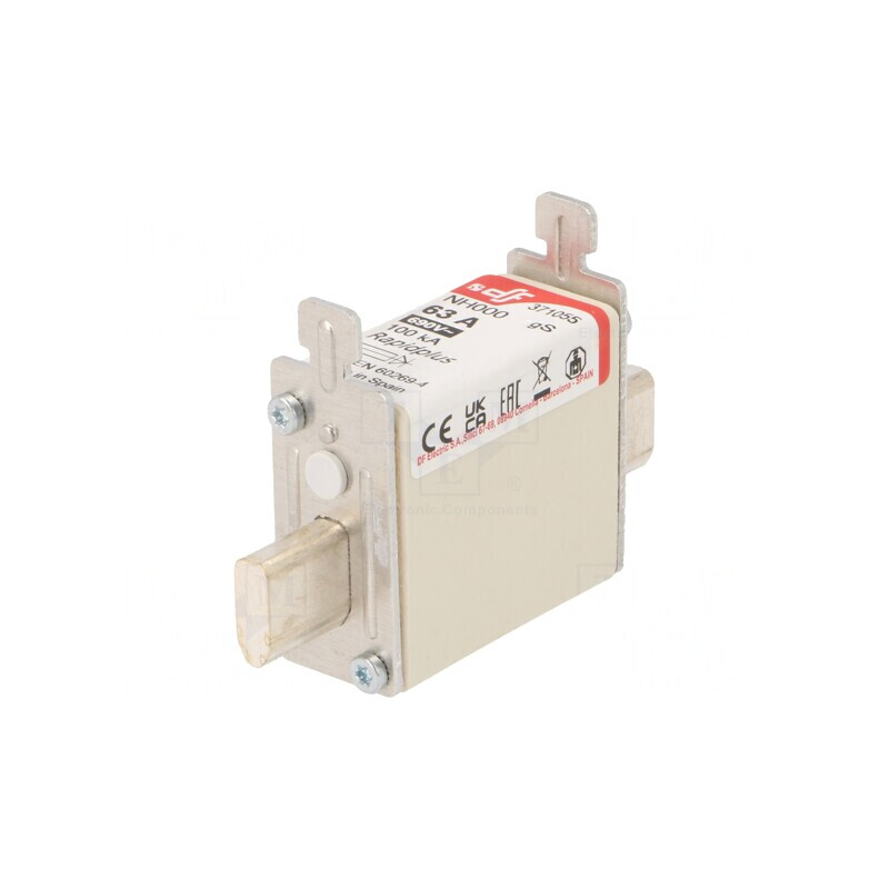 Siguranță gS 63A 690VAC 440VDC NH000 | Electronic-mag.ro | Componente Electronice