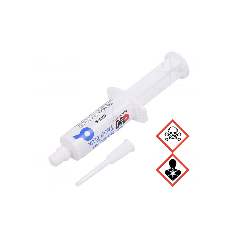 Flux No Clean Gel cu Colofoniu fără Halogenuri Seringă CW8500 | Electronic-mag.ro | Componente Electronice