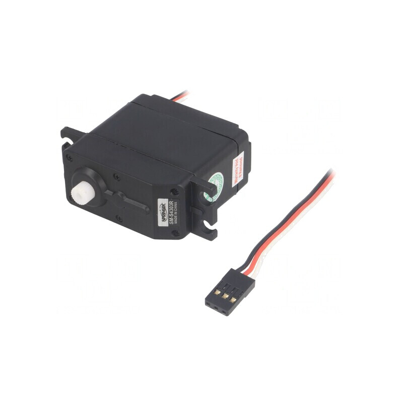 Servomecanism 6VDC 500mNm 54rpm SM-S4303R | Electronic-mag.ro | Componente Electronice Servomecanism 6VDC 500mNm 54rpm SM-S4303R | Electronic-mag.ro | Componente Electronice
