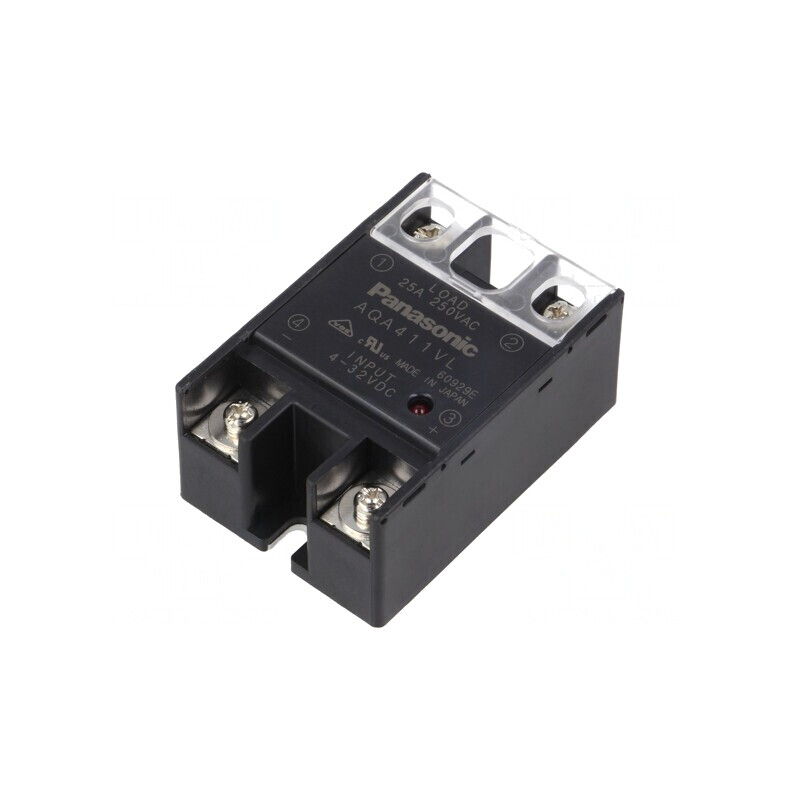 Releu Semiconductor 25A 75-250VAC AQA411VL | Electronic-mag.ro | Componente Electronice