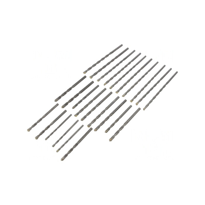 Set Burghie Beton și Oțel 25 Bucăți cu Geantă | Electronic-mag.ro | Componente Electronice