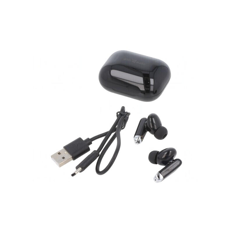 Căști wireless cu microfon USB C negre FITEAR-X300B | Electronic-mag.ro | Componente Electronice