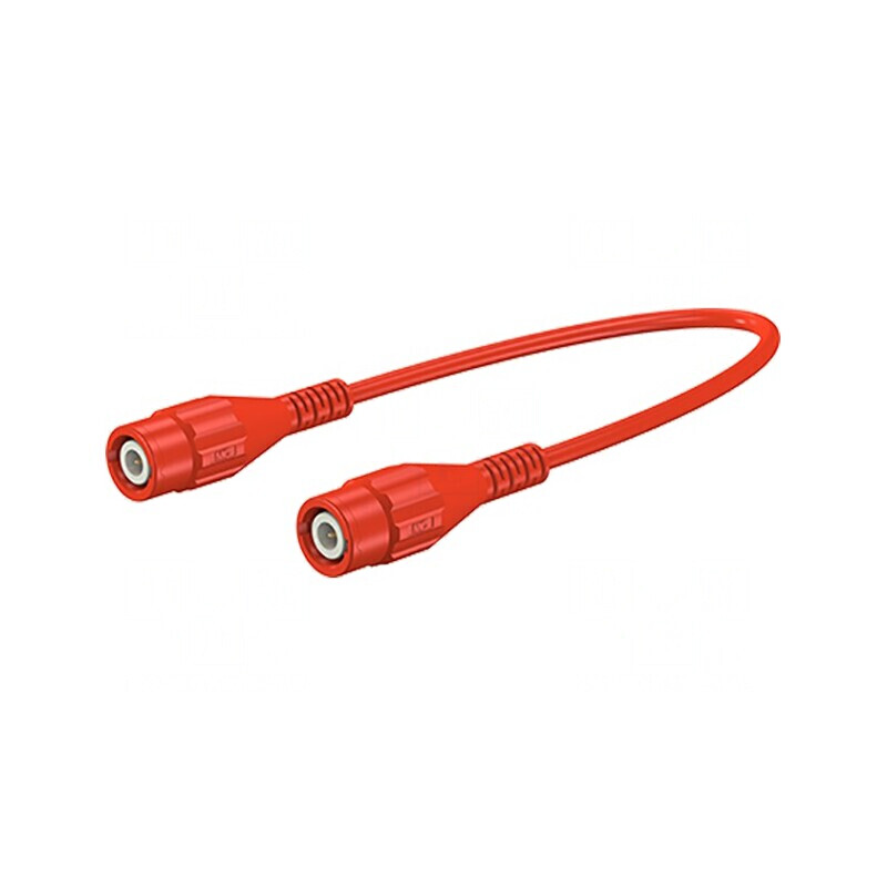 Cablu de măsurare BNC 0,5m roșu | Electronic-mag.ro | Componente Electronice