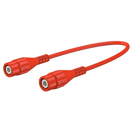 Cablu de măsurare BNC 0,5m roșu | Electronic-mag.ro | Componente Electronice