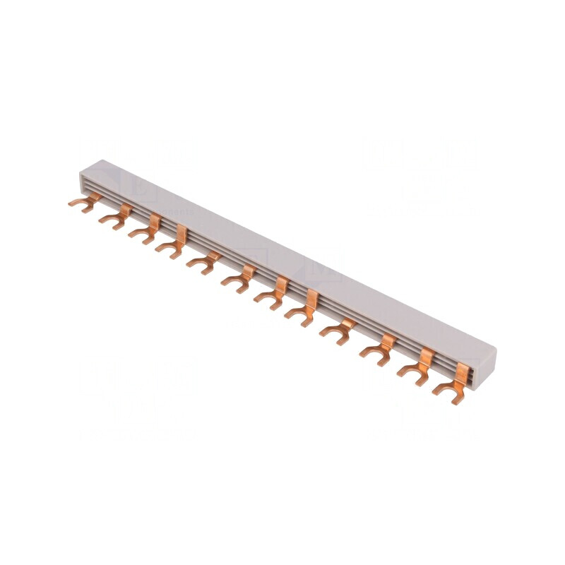 Bară colectoare 4 Pini 10mm2 240V/415V 4kV 12 Moduli | Electronic-mag.ro | Componente Electronice