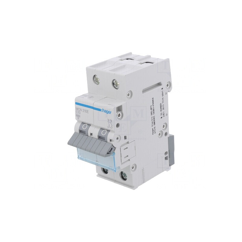 Întrerupător de Supracurent 10A 230/400V 2P 6kA | Electronic-mag.ro | Componente Electronice