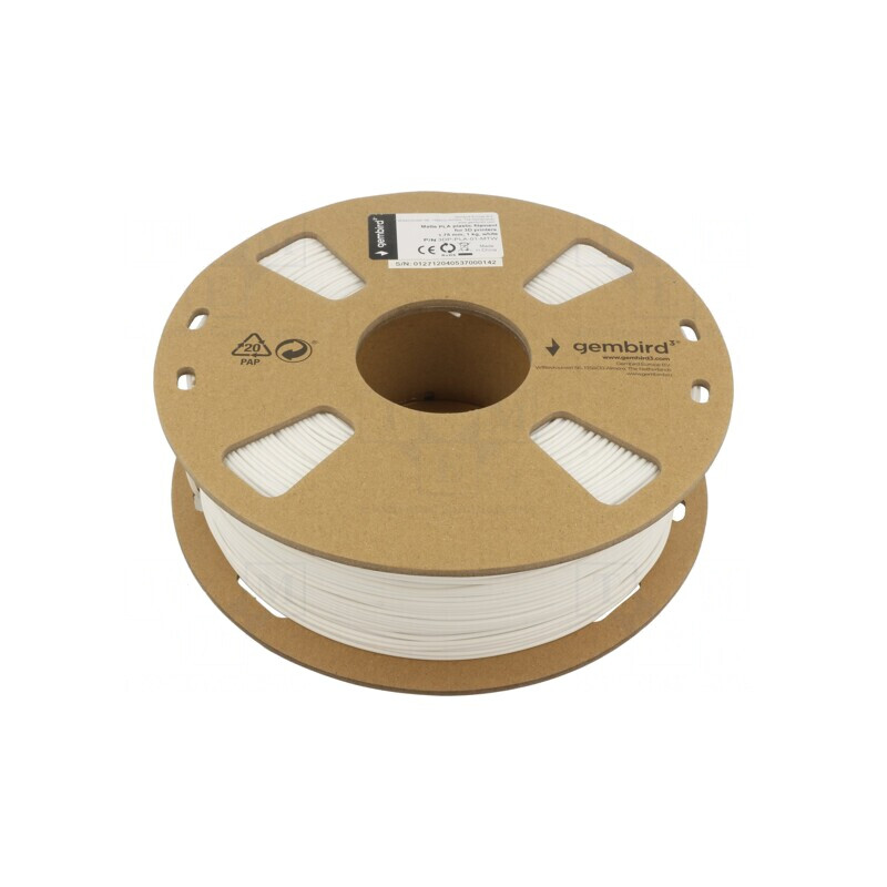 Filament PLA-MATT 1,75mm Alb 1kg | Electronic-mag.ro | Componente Electronice
