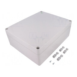 Carcasă Universală INDUSTRIAL Gri 253x313x115mm | Electronic-mag.ro | Componente Electronice