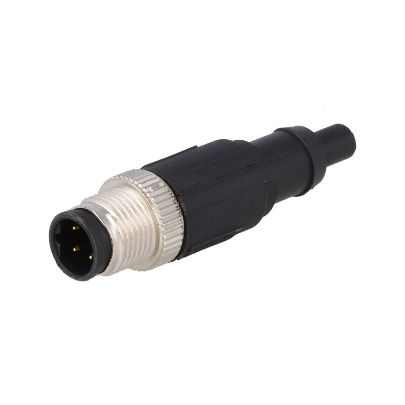 Terminator M12 PIN 4 tată Profibus drept | Electronic-mag.ro | Componente Electronice