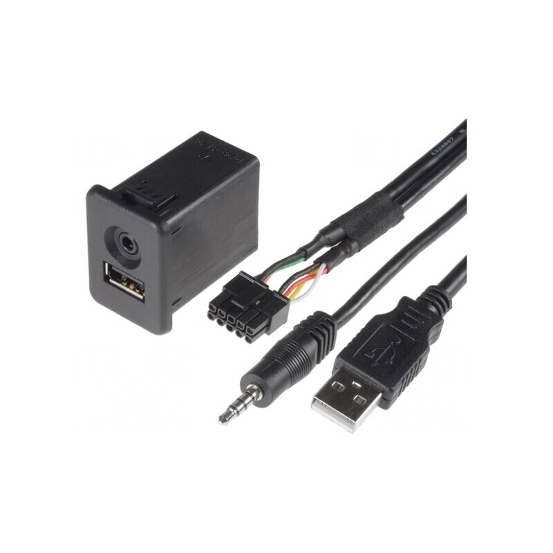 Adaptor USB/AUX Opel Jack 3,5mm 4pin USB A | Electronic-mag.ro | Componente Electronice