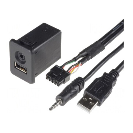 Adaptor USB/AUX Opel Jack 3,5mm 4pin USB A | Electronic-mag.ro | Componente Electronice
