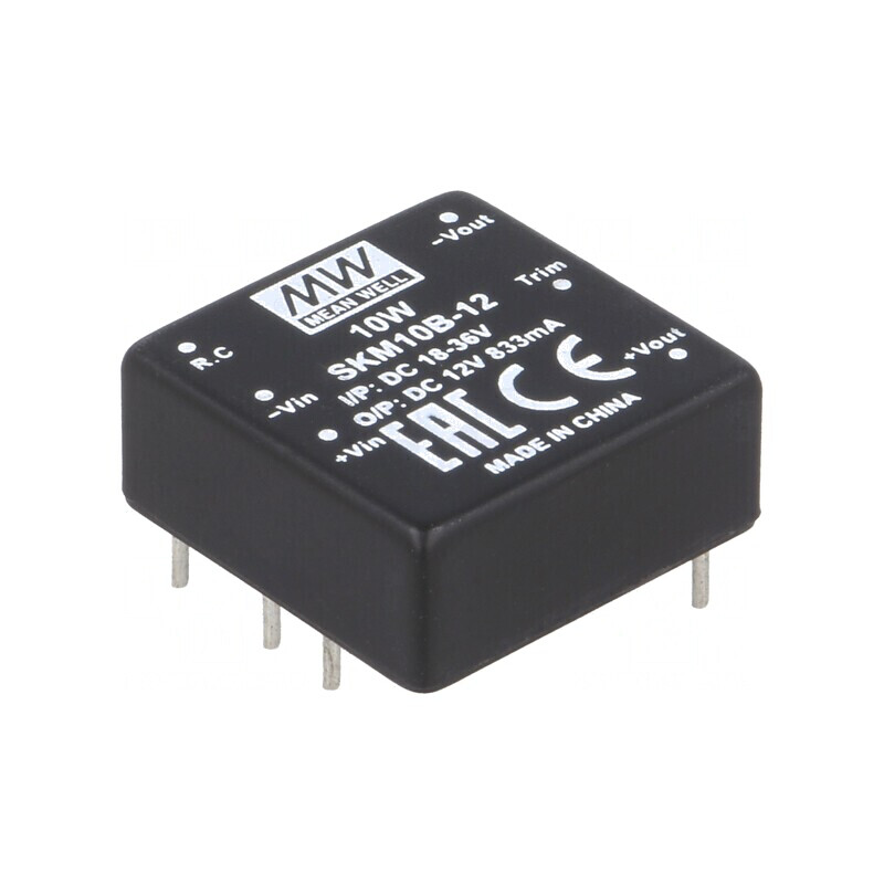Convertor DC/DC 10W 18-36V la 12V 833mA THT | Electronic-mag.ro | Componente Electronice