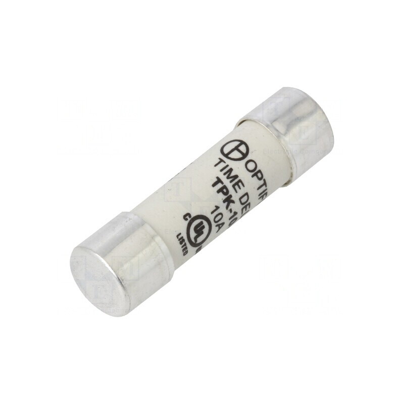 Siguranță întârziere 10A 500VAC 10,3x38mm | Electronic-mag.ro | Componente Electronice