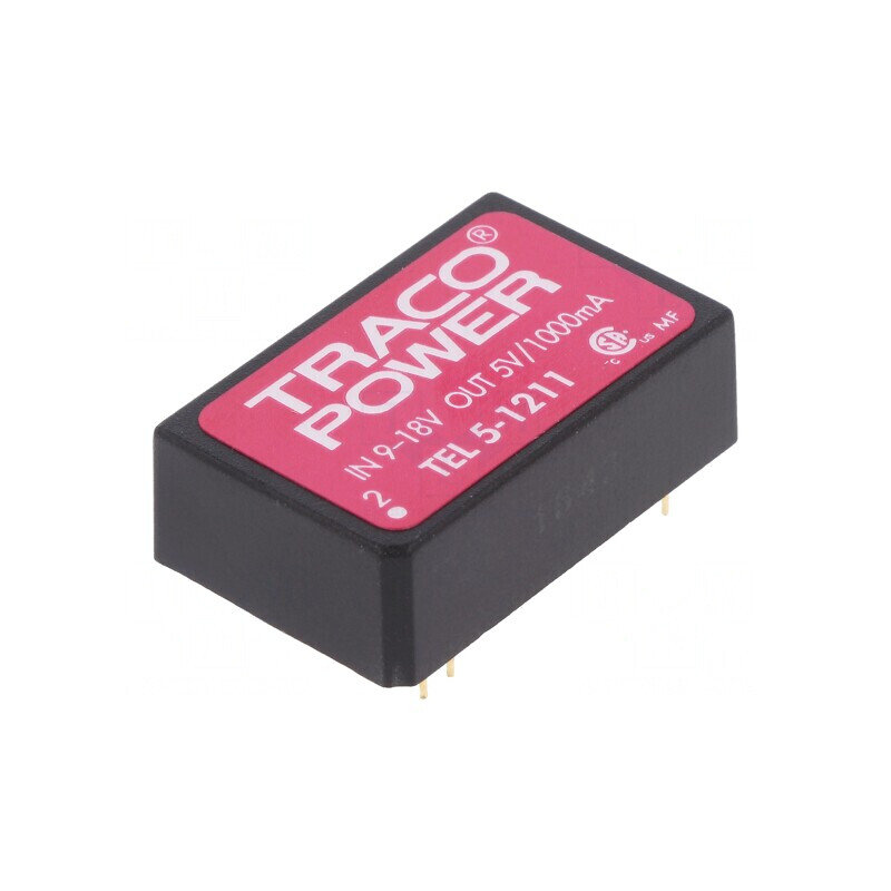 Convertor DC/DC 5W 9÷18V la 5V 1000mA DIP24 | Electronic-mag.ro | Componente Electronice