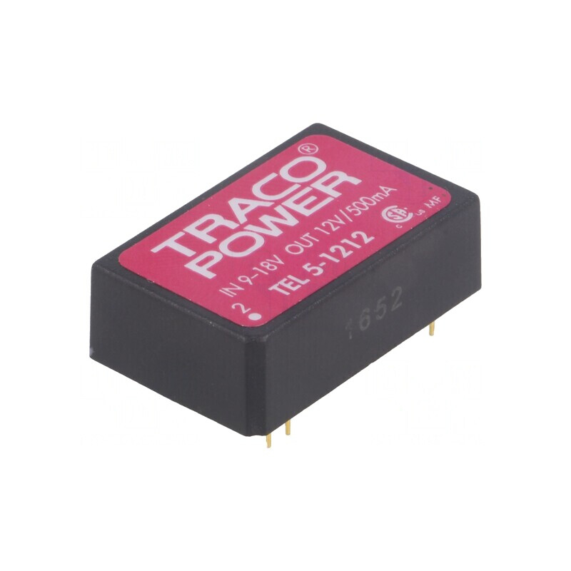 Convertor DC/DC 5W 9-18V la 12V 500mA DIP24 | Electronic-mag.ro | Componente Electronice