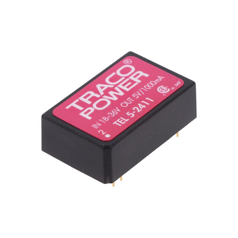 Convertor DC/DC 5W 18-36V la 5V 1000mA DIP24 | Electronic-mag.ro | Componente Electronice