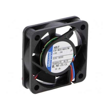 Ventilator axial DC 5V 40x40x10mm 8m3/h 22,1dBA | Electronic-mag.ro | Componente Electronice