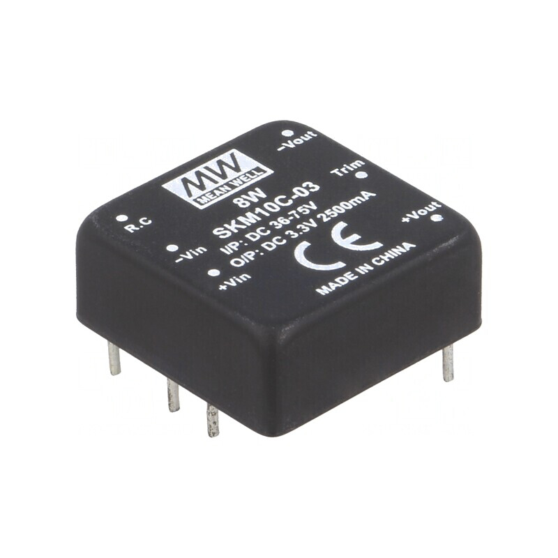Convertor DC/DC 10W 36-75V la 3.3V 2500mA | Electronic-mag.ro | Componente Electronice