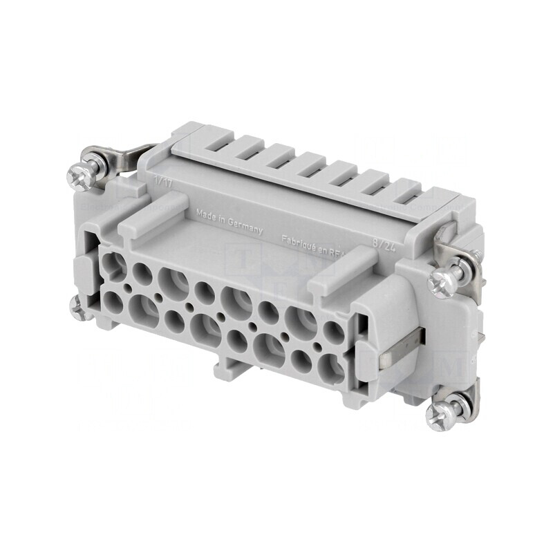 Conector HDC inserturi contact mamă Han ES PIN 16 16 PE | Electronic-mag.ro | Componente Electronice
