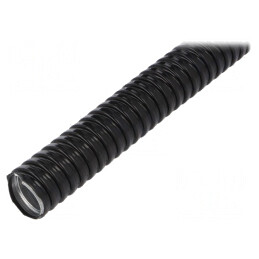 Tub de protecție oțel galvanizat negru IP67 56mm | Electronic-mag.ro | Componente Electronice