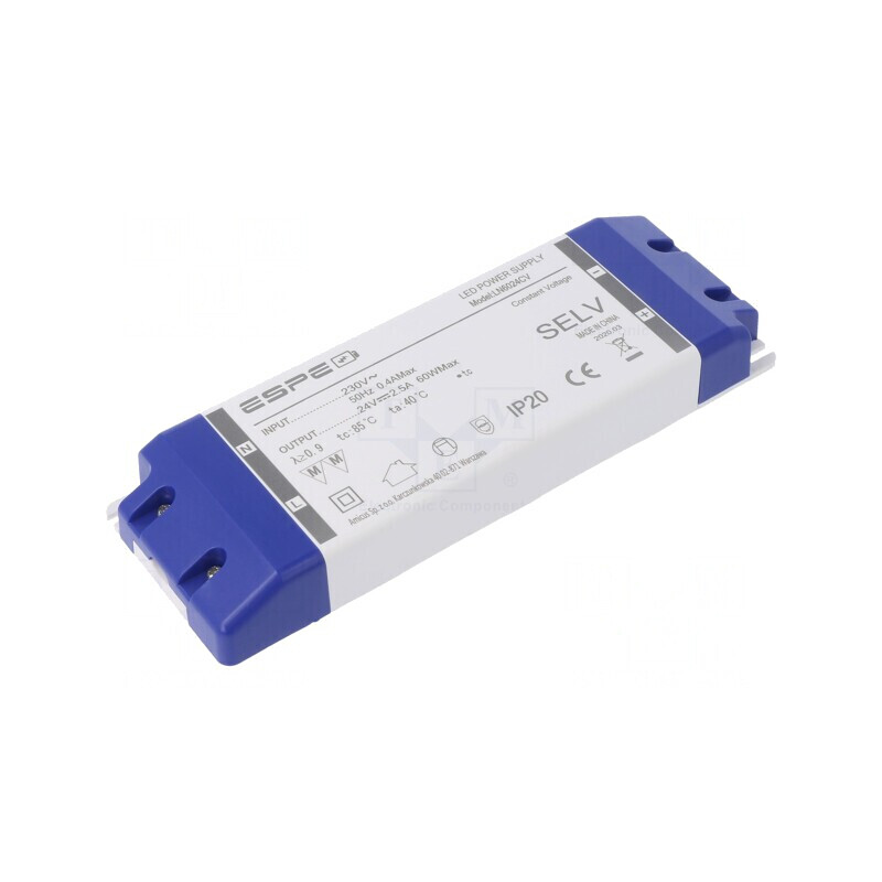 Alimentator LED 60W 24V 2.5A IP20 | Electronic-mag.ro | Componente Electronice