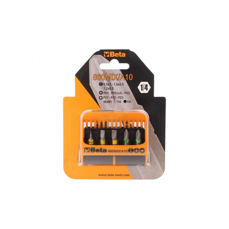 Kit Capete Șurubelniță Phillips Pozidriv Plat 10buc | Electronic-mag.ro | Componente Electronice