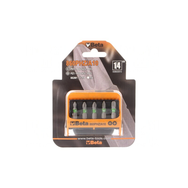 Kit Capete de Șurubelniță Phillips Pozidriv 10 Bucăți | Electronic-mag.ro | Componente Electronice