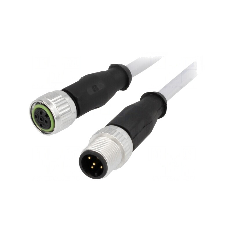 Cablu senzori/automatizări M12-M12 5m | Electronic-mag.ro | Componente Electronice